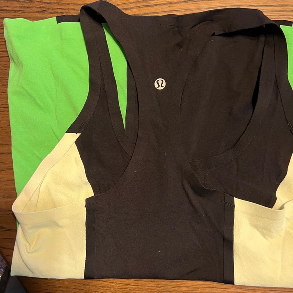 Lululemon Cool Raceback Tank Surf Bonded Size 8 - Picture 4 of 10